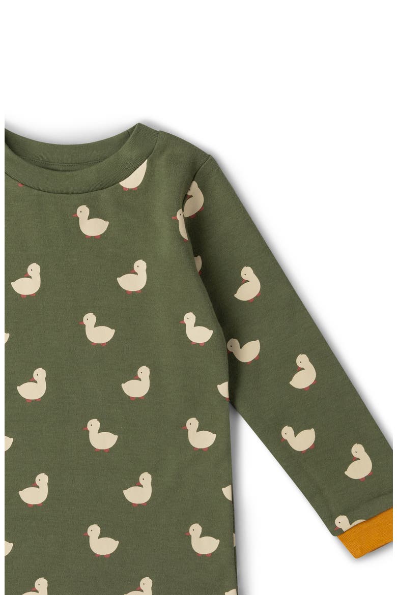 Kids' Organic Cotton Graphic Long Sleeve T-Shirt, Alternate, color, GREEN