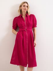 Phase Eight Carey Belted Midi Shirt Dress
