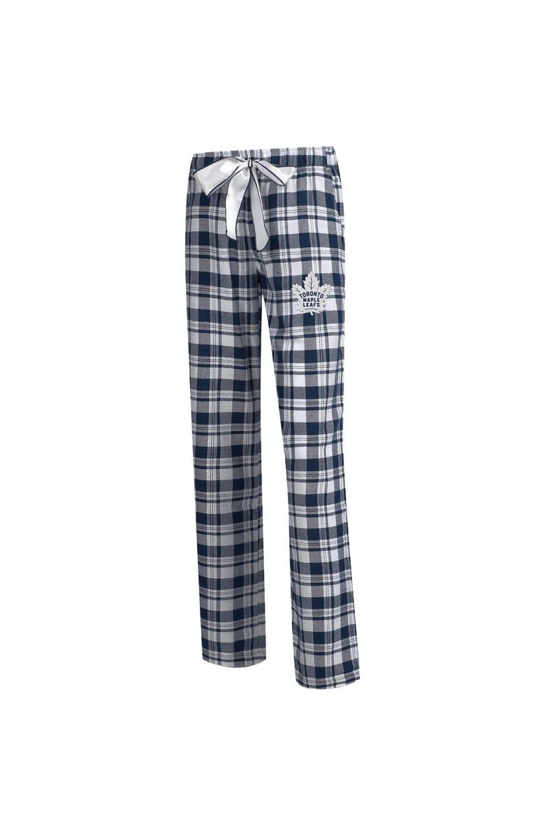 CONCEPTS SPORT Women's Concepts Sport Navy Toronto Maple Leafs Plus Size Piedmont Flannel Pants, Main, color, 