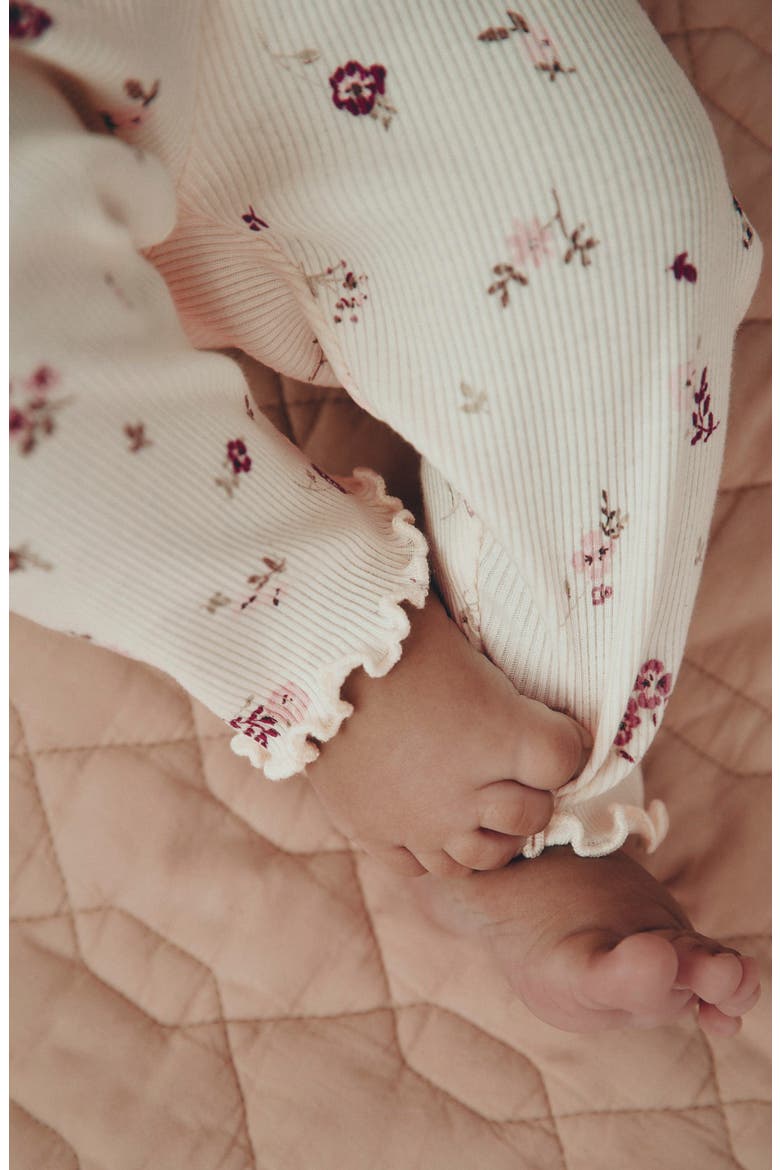 Kids' Bunny Embroidered Top & Leggings Set, Alternate, color, PINK