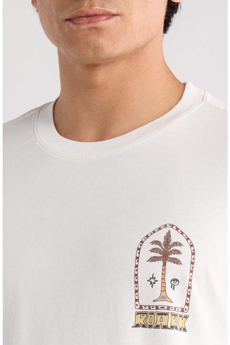 Augs Palm Graphic T-Shirt, Alternate, color, WHITE