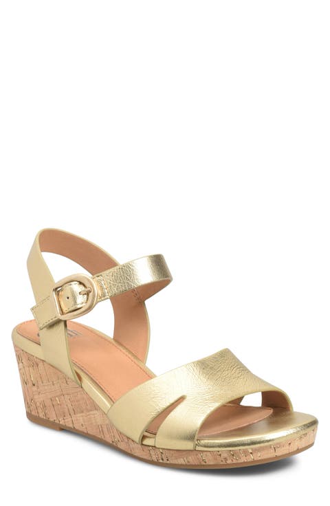 Vanessa Ankle Strap Platform Wedge Sandal (Women)