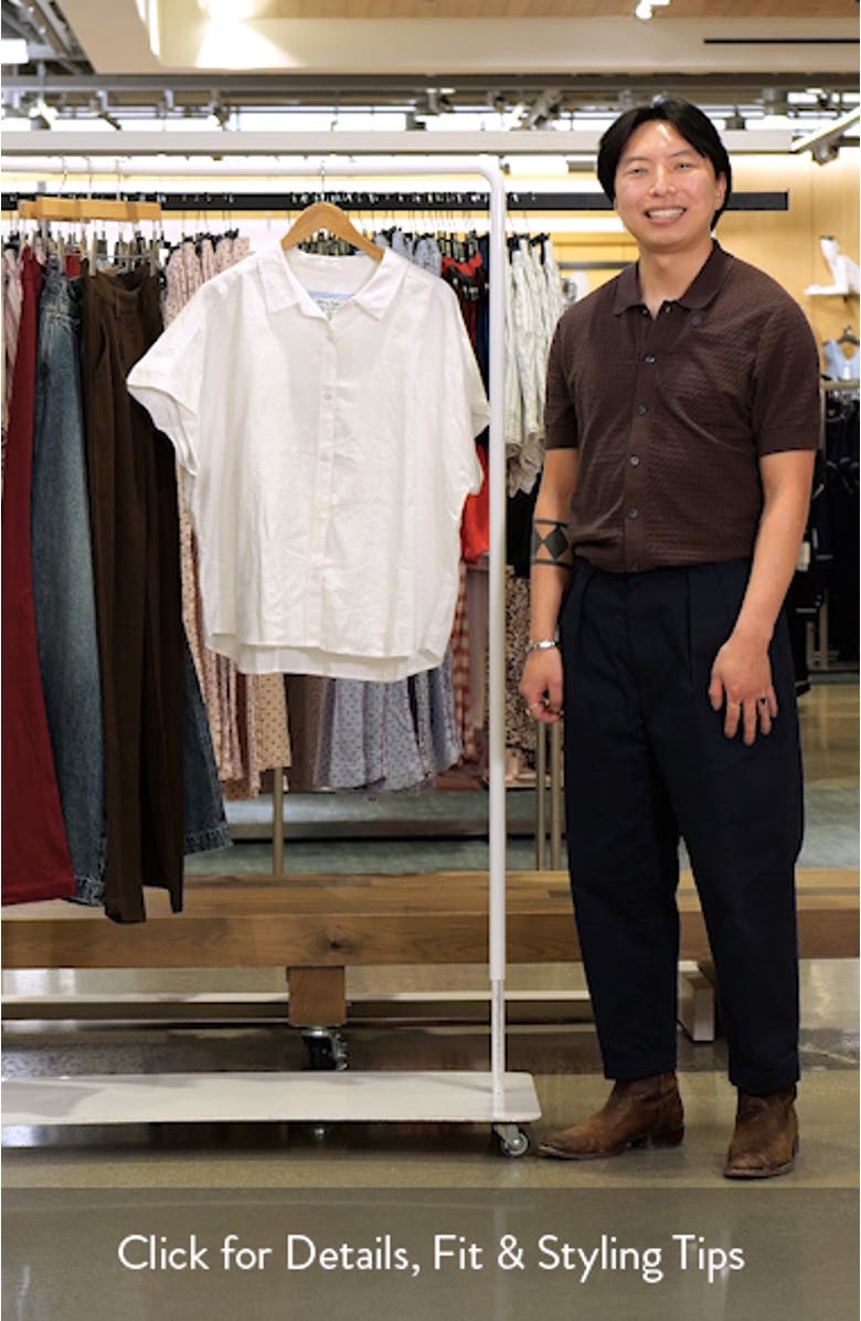 Paradise Shore Linen Button-Up Shirt, sales video thumbnail