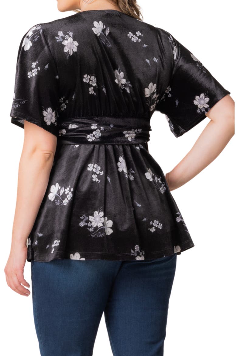 Park Avenue Velvet Top, Alternate, color, STARLIT FLORALS