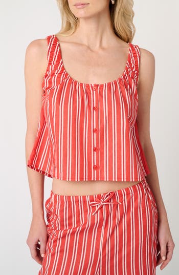 Weworewhat Stripe Scoop Neck Tank In Multi