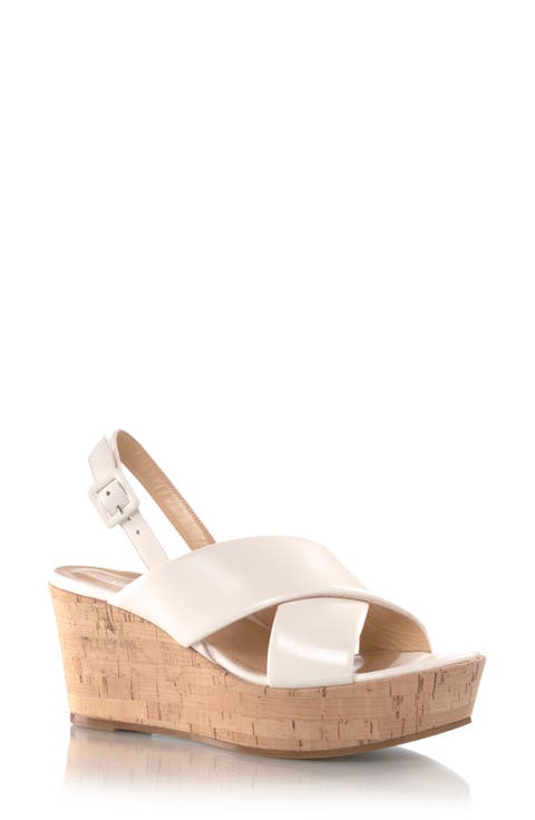 Maren Slingback Platform Wedge Sandal (Women)