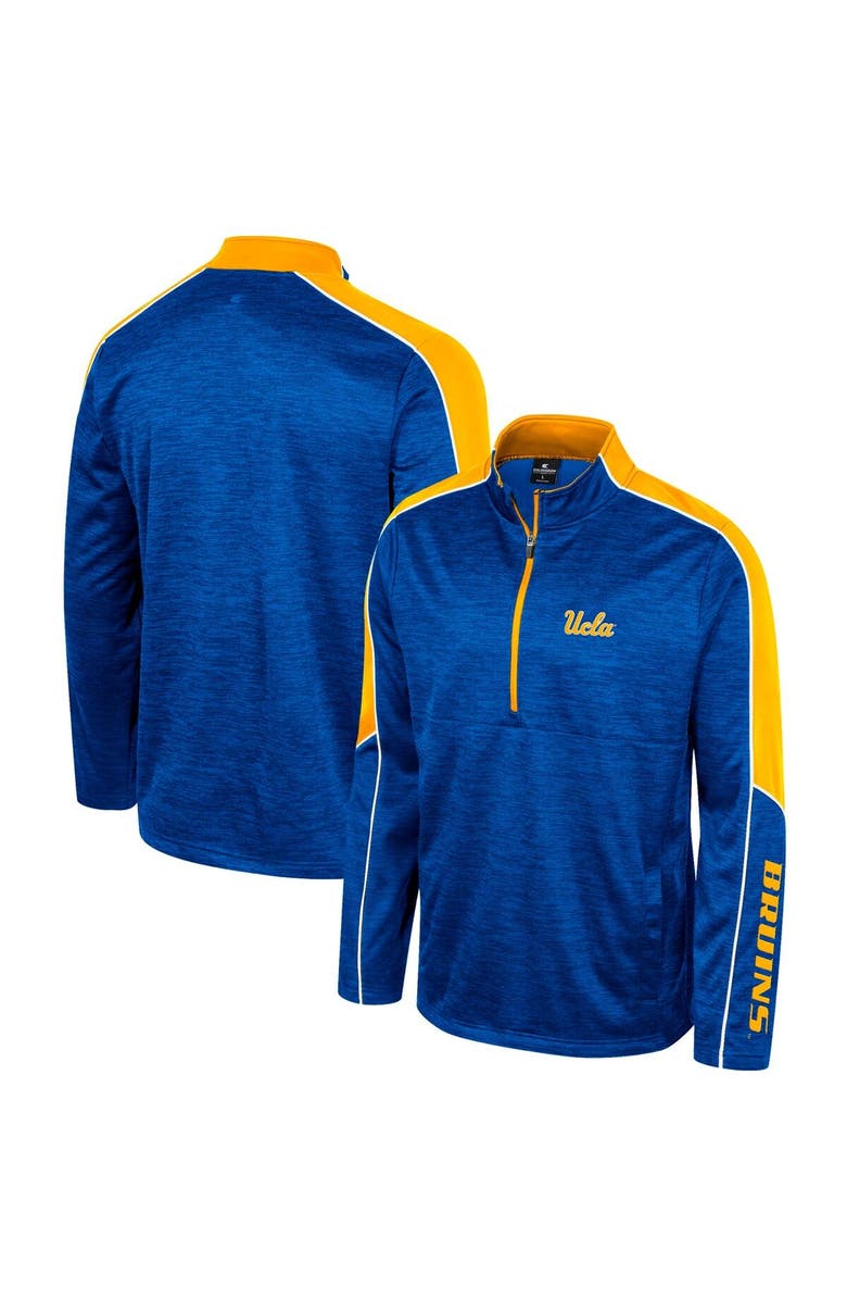 COLOSSEUM Men's Colosseum Blue UCLA Bruins Marled Half-Zip Jacket, Main, color, Blue
