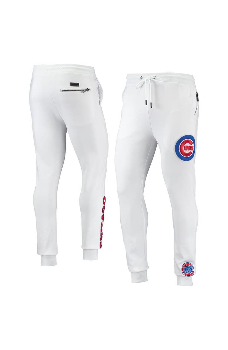 PRO STANDARD Men's Pro Standard White Chicago Cubs Team Logo Jogger Pants, Main, color, 