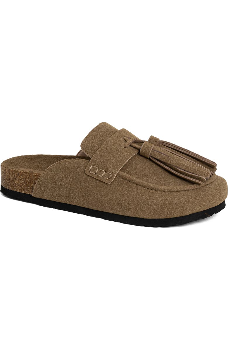 SHUSHOP Ariana Mule, Main, color, Taupe Suede