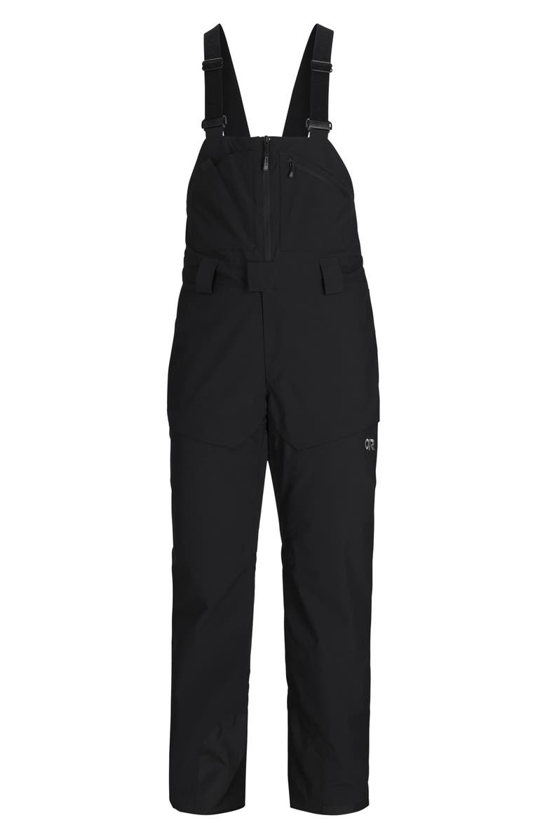 Outdoor Research Snowcrew Waterproof Insulated Bibs, Alternate, color, Black