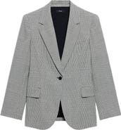 Theory Lynnia Houndstooth Blazer
