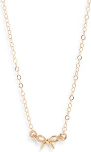 Set & Stones Maggie Bow Pendant Necklace