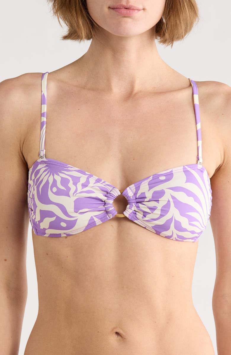 Billabong Wave Song Rio Bikini Top, Alternate, color, Purple