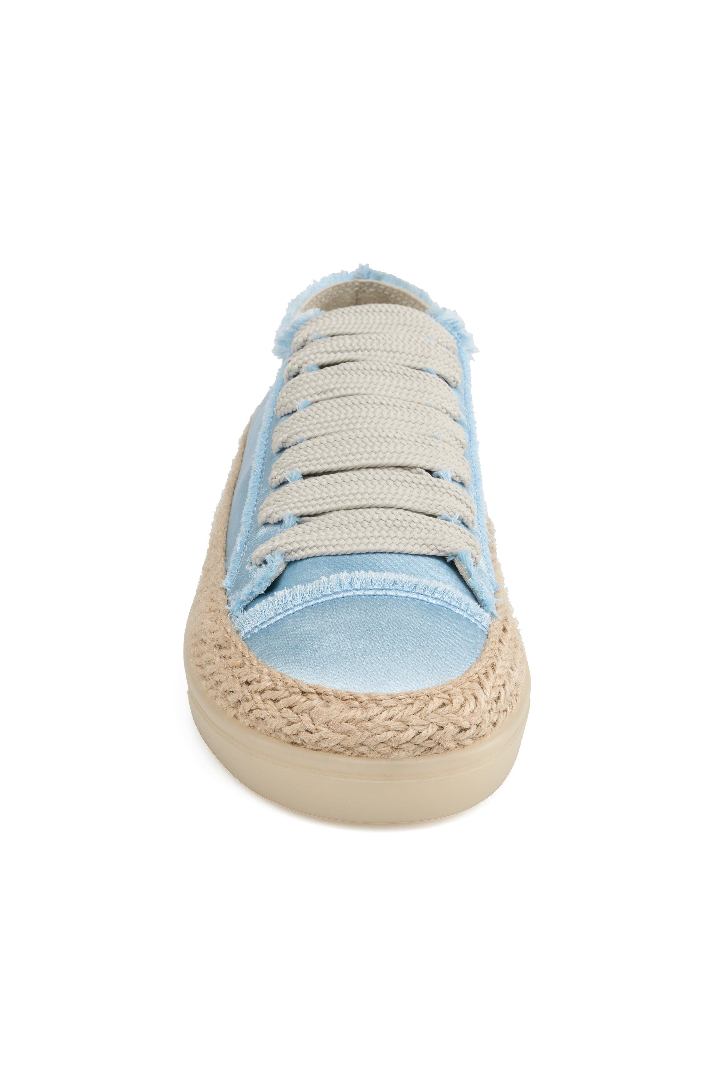 Hilda Satin Sneaker, Alternate, color, Aqua