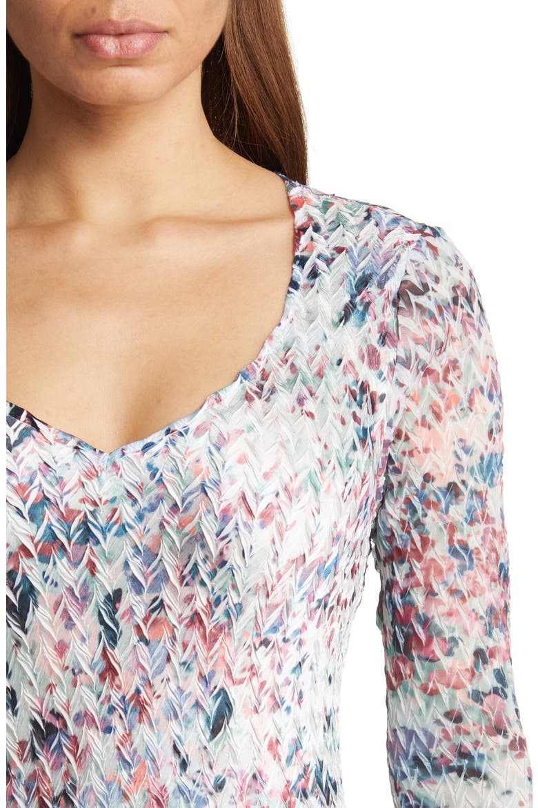 Charmeuse & Chiffon High-Low Dress, Alternate, color, MINT HYBRID