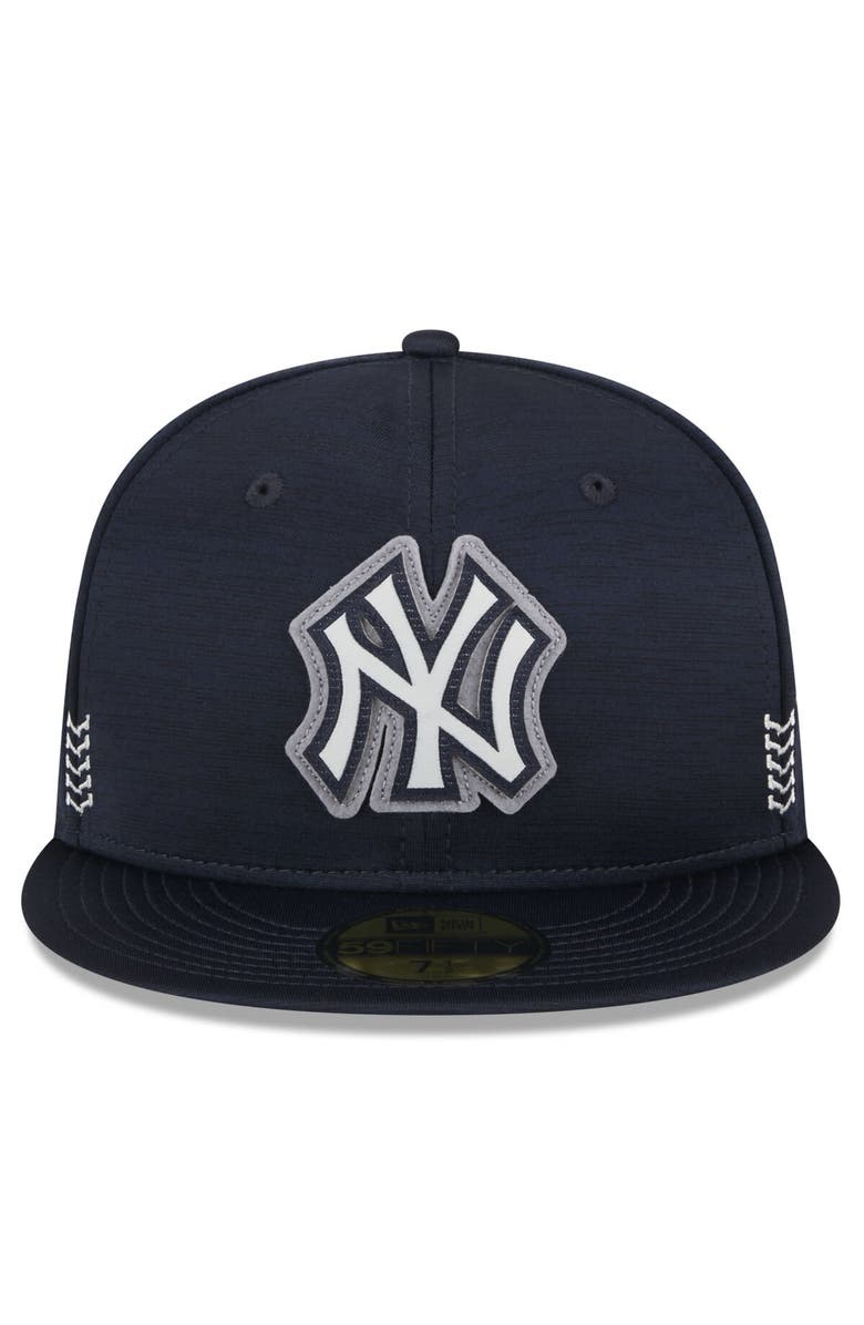 New Era Men's New Era Navy New York Yankees 2024 Clubhouse 59FIFTY Fitted Hat, Alternate, color, 