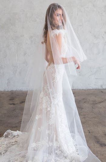 Pacal Double Layer Floor Length Veil