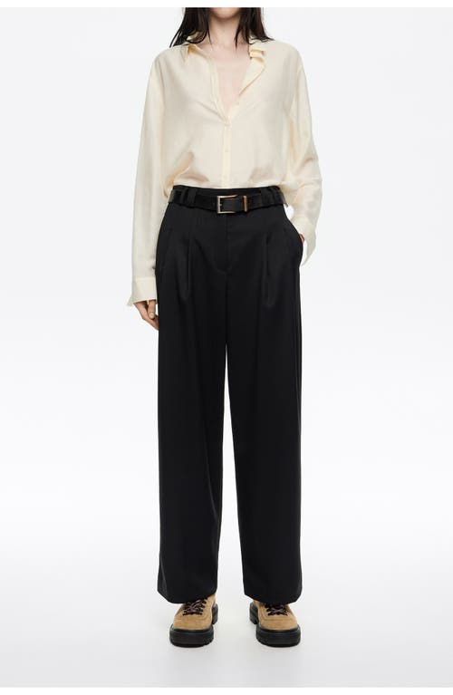 Bimba Y Lola Darted Trousers In Black