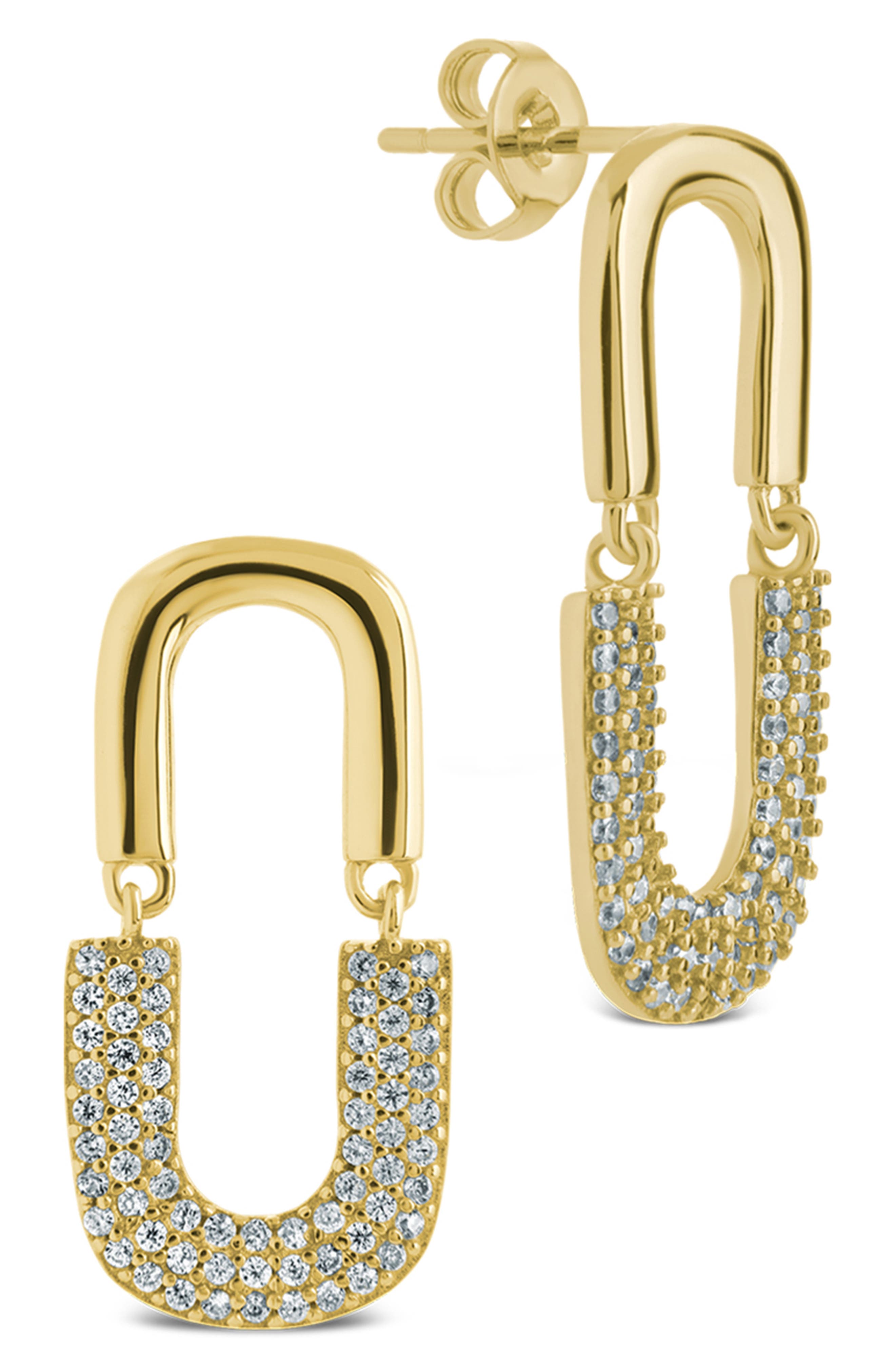 Ellie Radiant Arc Drop Earrings