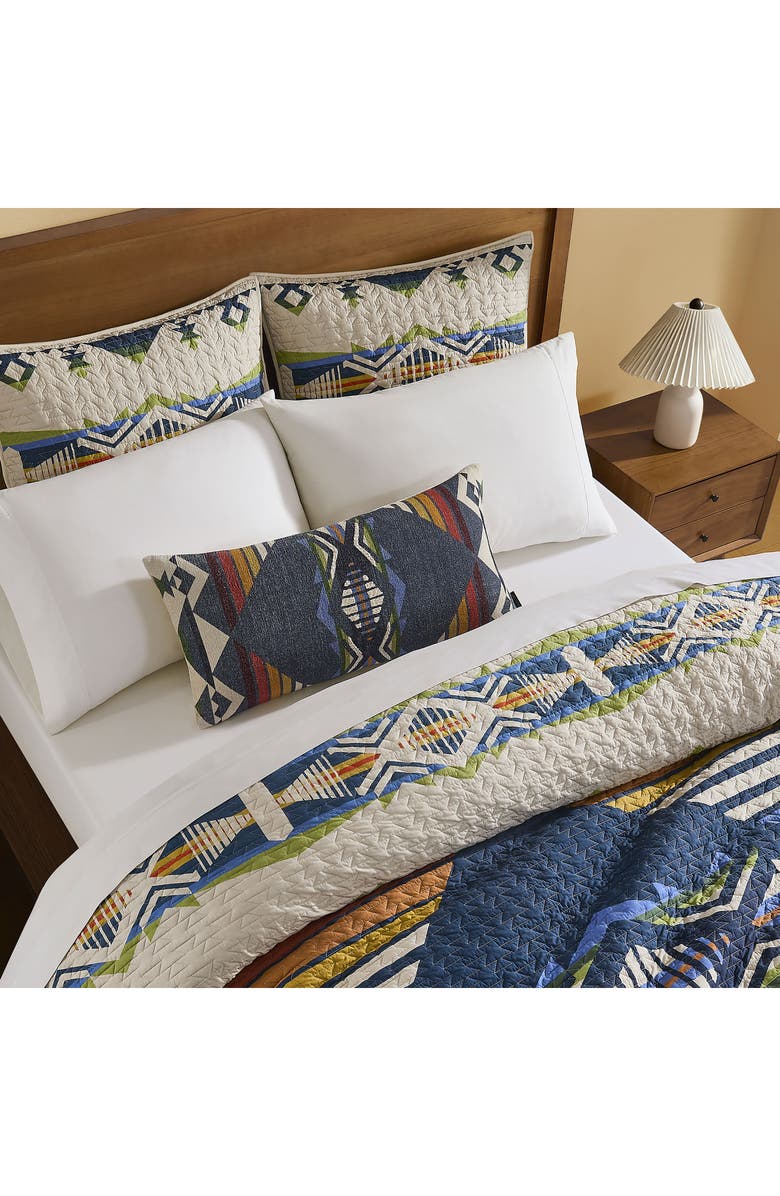 Pendleton Creekside Hug Accent Pillow, Alternate, color, Stormy Sea