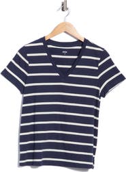 1901 V-Neck Cotton T-Shirt