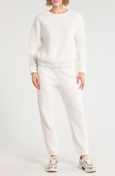 Bentley Anya Fleece Crewneck Sweatshirt & Joggers Lounge Set