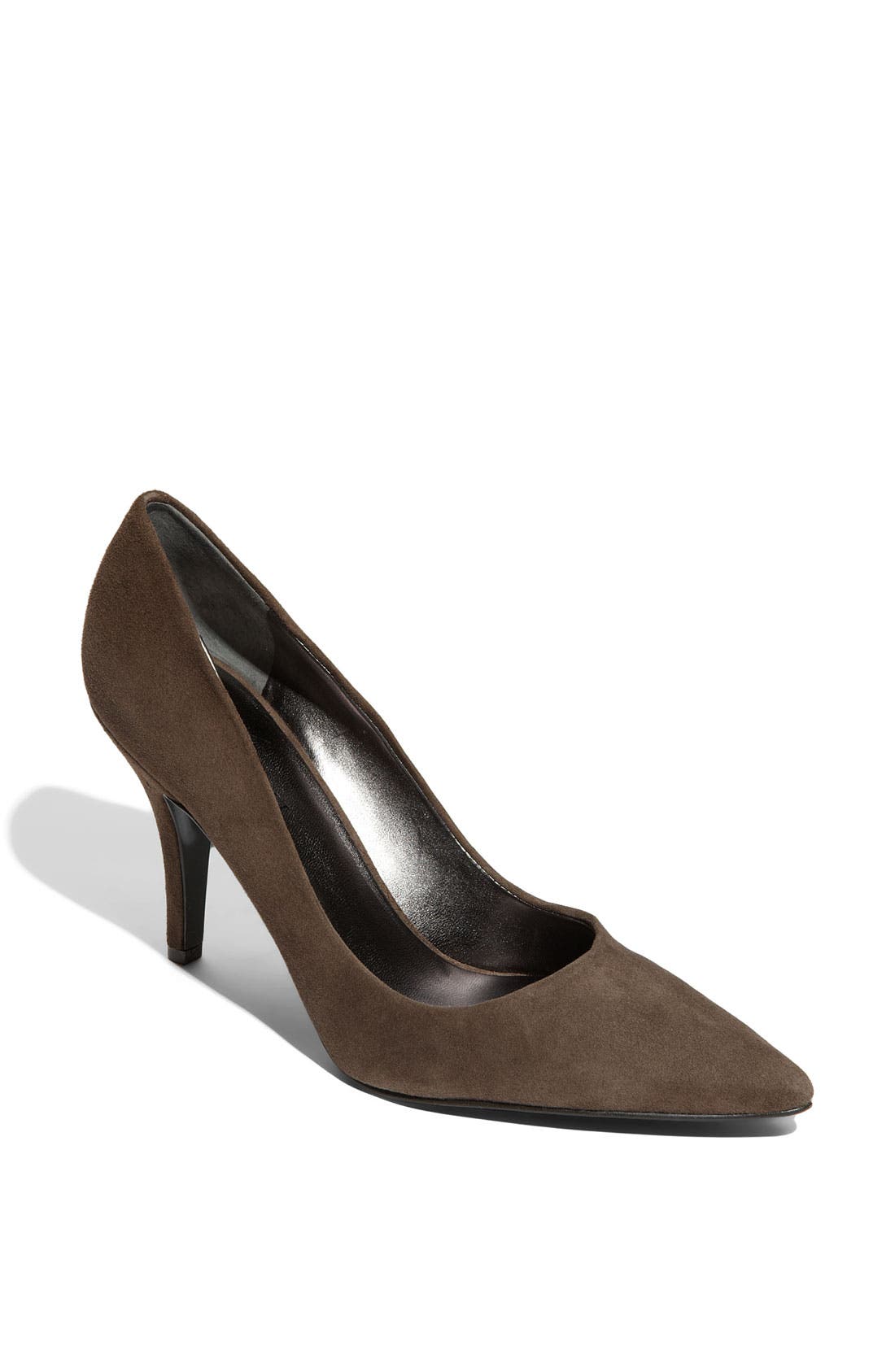'Madeup' Pump, Main, color, BLACK LEATHER