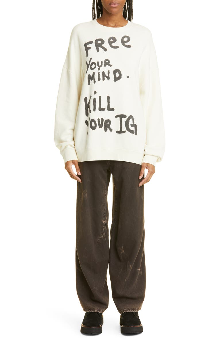 R13 Tina Articulated Knee Jeans, Alternate, color, 