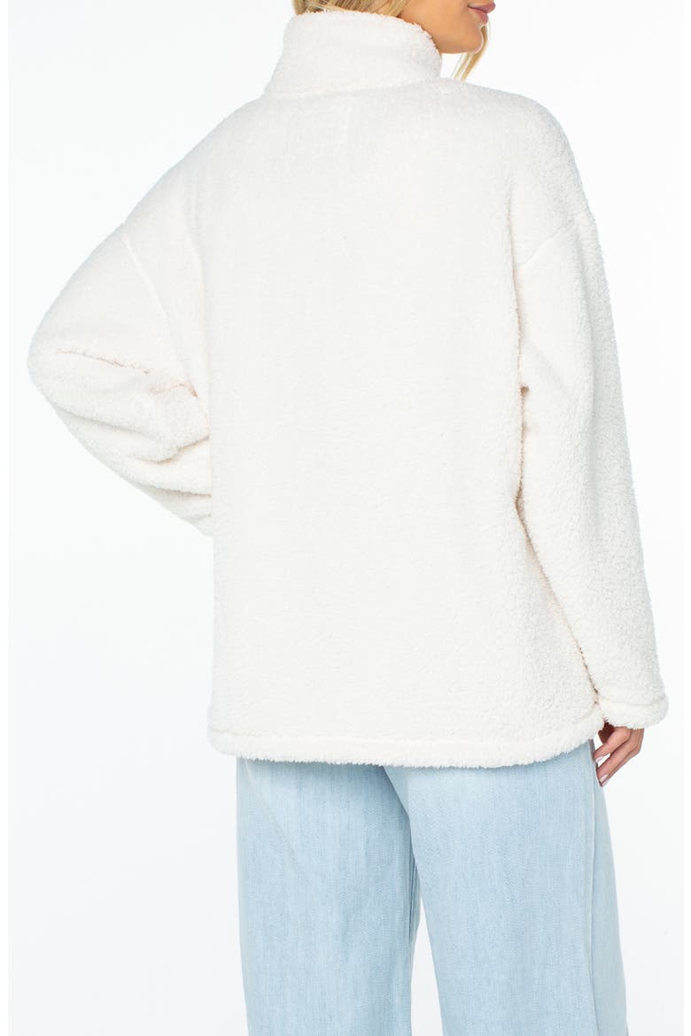 Cozy Day Half Zip Sweater, Alternate, color, PARCHMENT