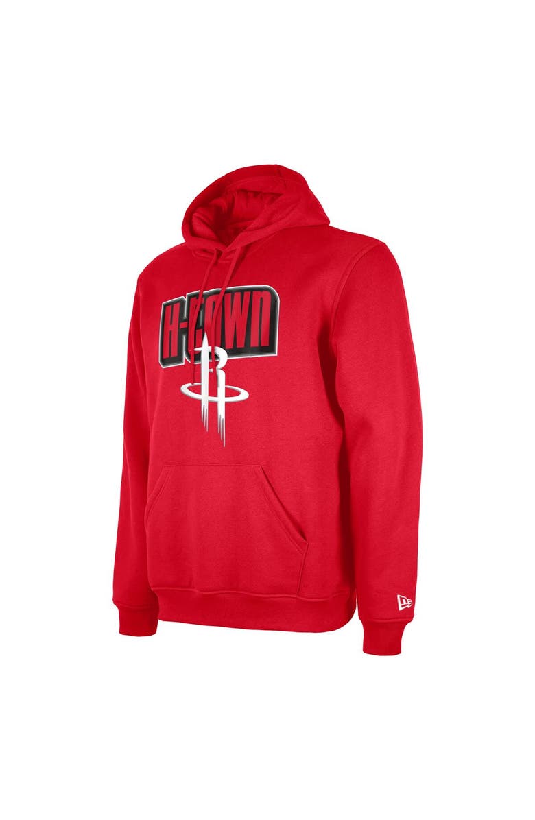 New Era Men's New Era  Red Houston Rockets 2024/25 City Edition Pullover Hoodie, Alternate, color, 