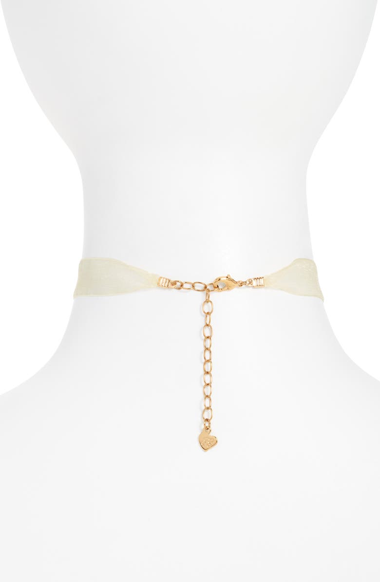 FRASIER STERLING Galapagos Shell Pendant Choker Necklace, Alternate, color, Cream