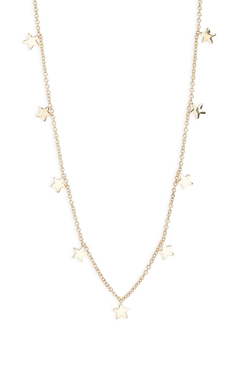L'Atelier Nawbar Stars Charm Choker Necklace, Main, color, 