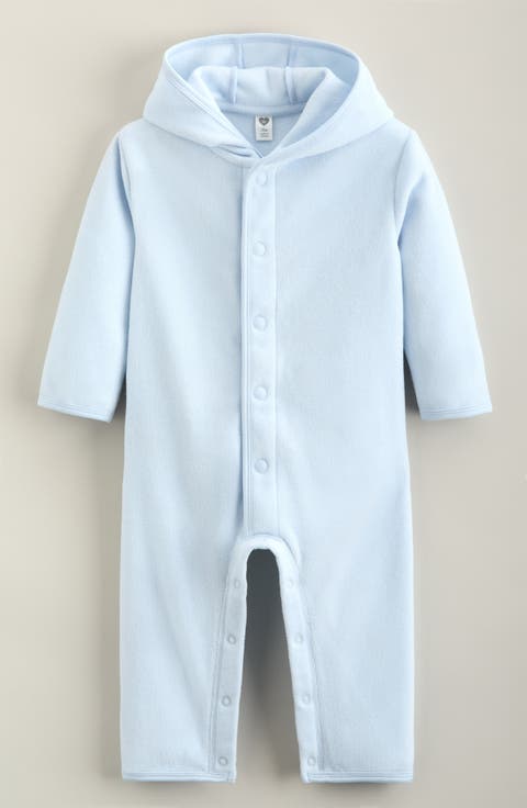 Fleece Hooded Romper