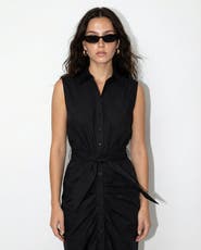 The Shirt by Rochelle Behrens The Sleeveless Wrap Front Dress