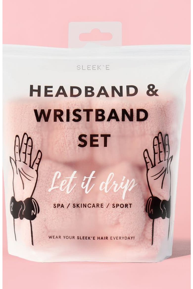 Let it Drip Headband and Wristbands, Alternate, color, Mint
