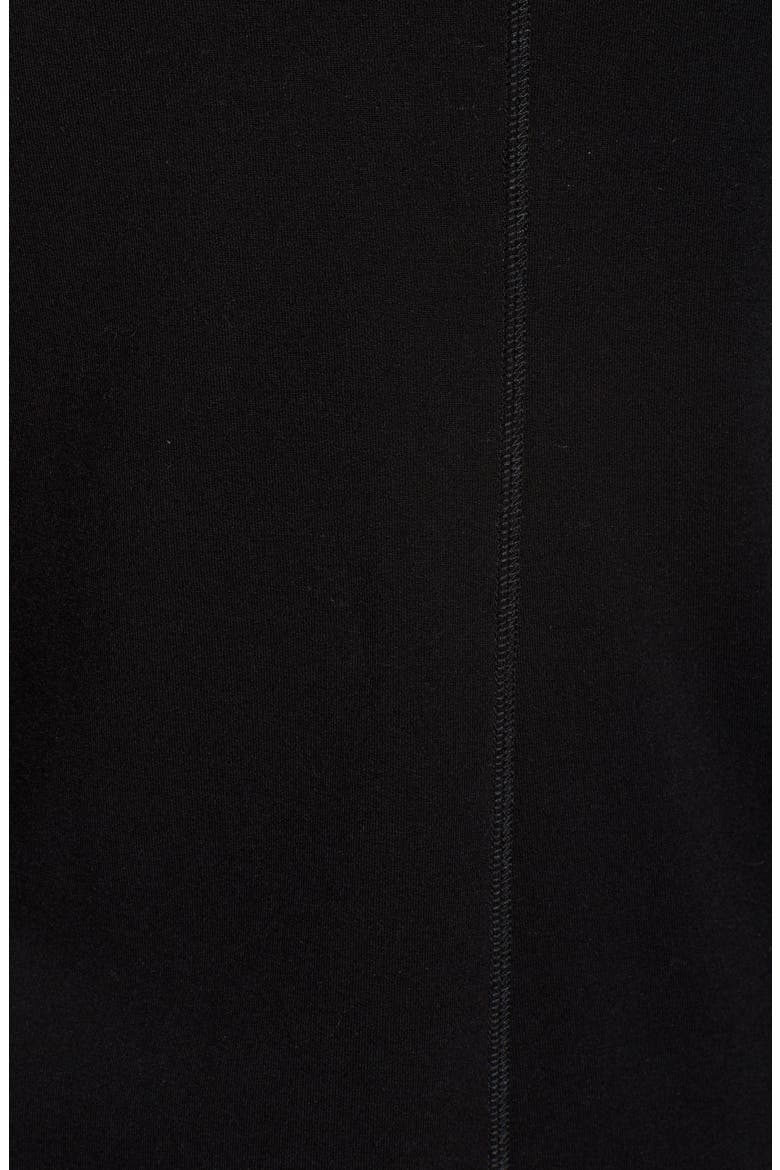 Tie Sleeve Stretch Knit Blazer, Alternate, color, BLACK