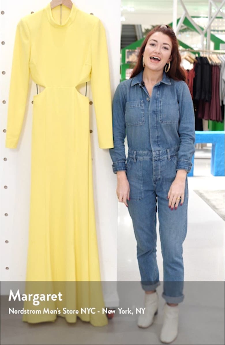 Gabriela Cutout Long Sleeve Maxi Dress, sales video thumbnail