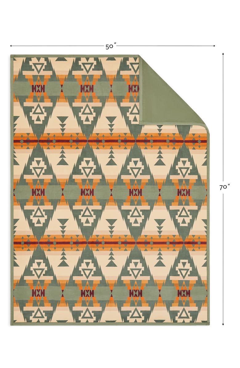Pendleton Siskiyou Plush Throw Blanket, Alternate, color, 