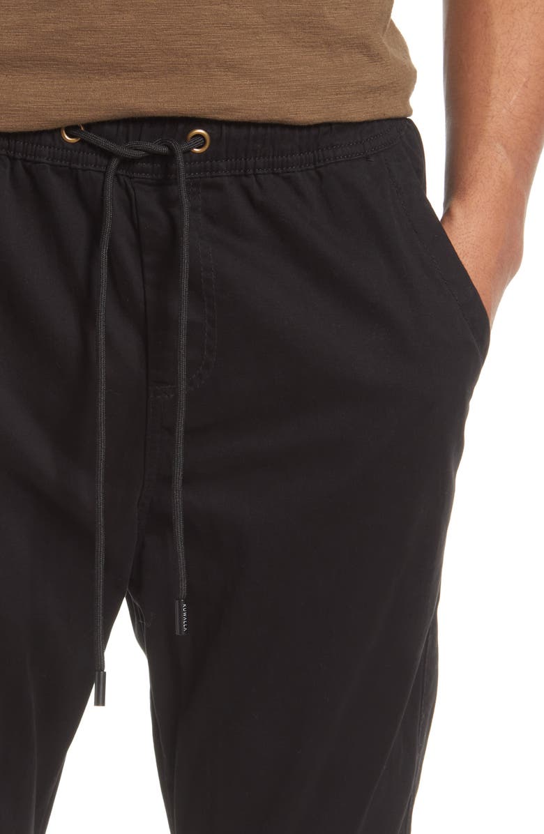 KUWALLA Midweight Stretch Cotton Chino Joggers, Alternate, color, 