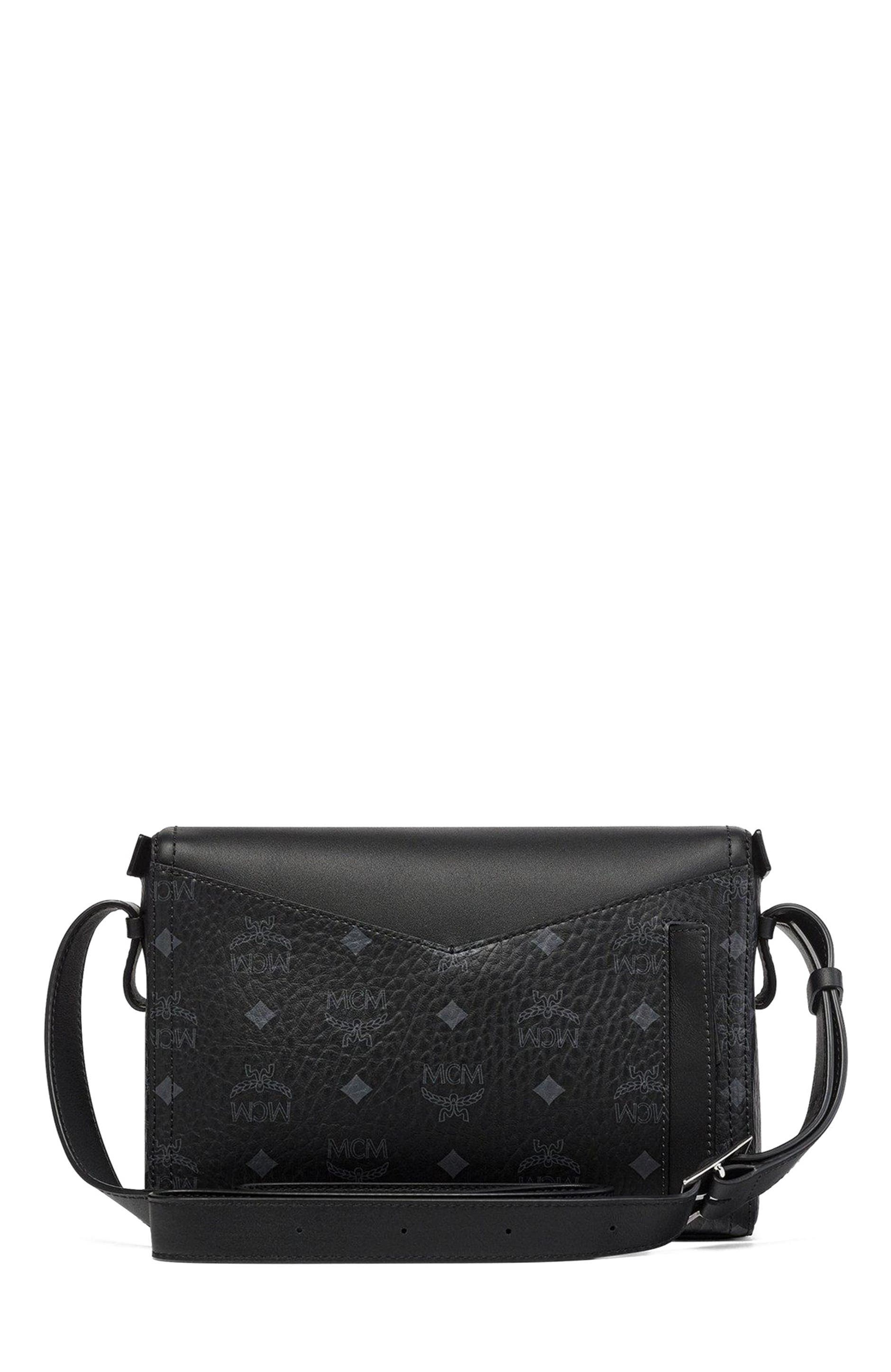 MCM Diamant 3D Shoulder Bag in Visetos Leather Mix, Alternate, color, 