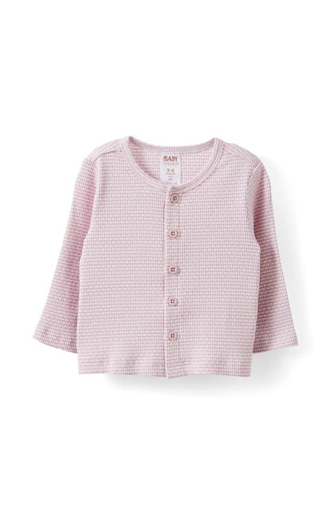 Organic Pointelle Cardigan
