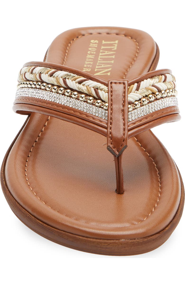 ITALIAN SHOEMAKERS Malika Sandal, Alternate, color, Luggage