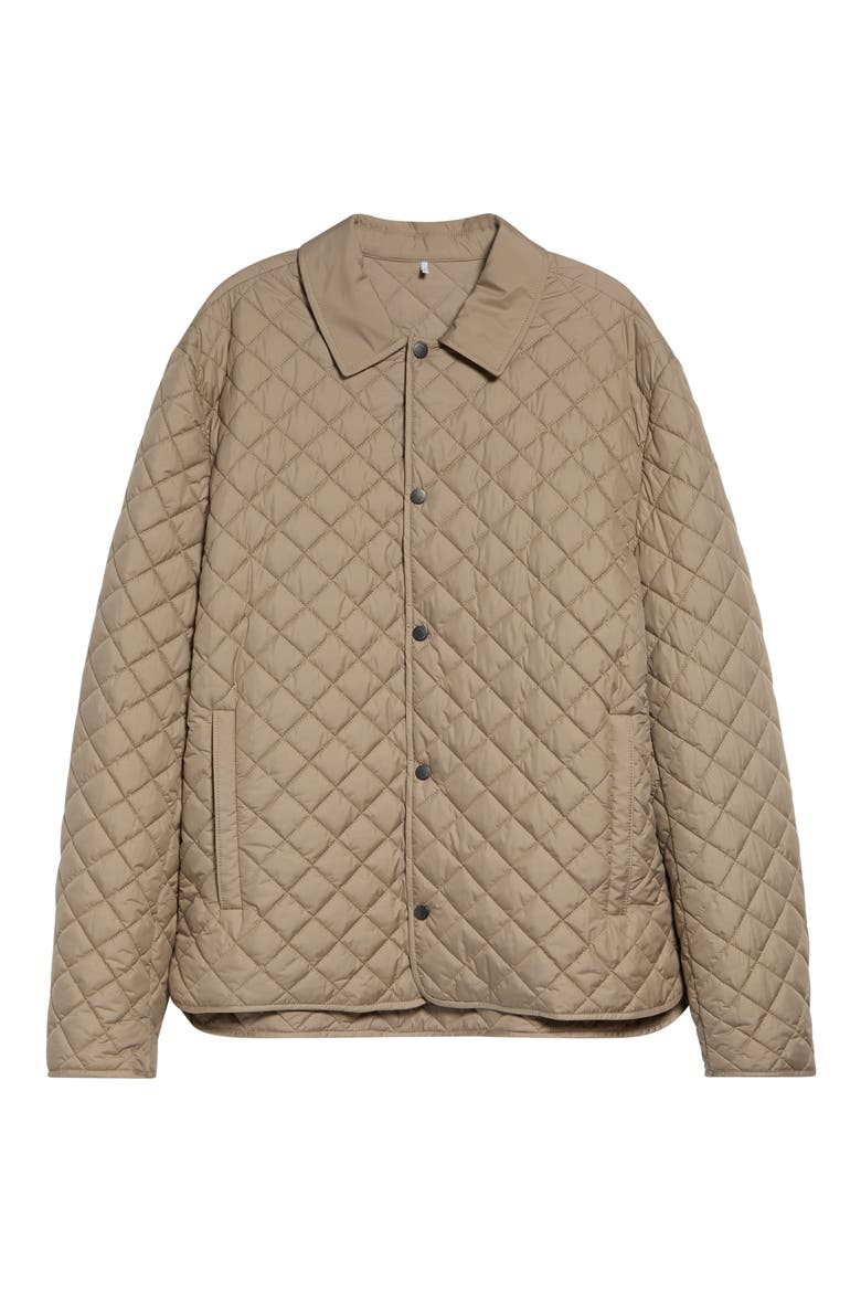 Avrelie Quilted Shirt Jacket, Main, color, SAND