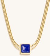 Karma and Luck Manifest & Believe - Lapis Lazuli Evil Eye September Birthstone Necklace