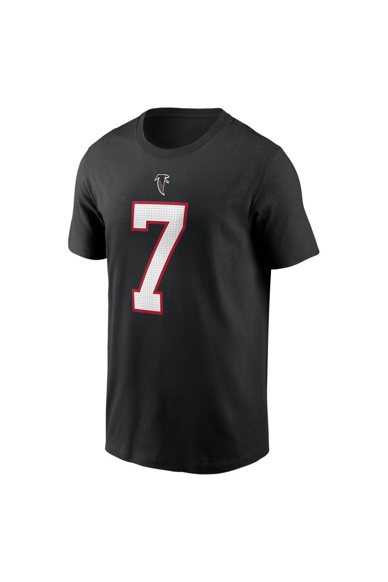 Men's Nike Bijan Robinson Black Atlanta Falcons Name & Number T-Shirt, Alternate, color, Black