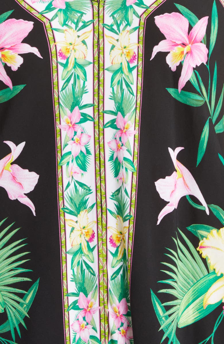 Tommy Bahama Orchid Garden Scarf Cover-Up Dress, Alternate, color,