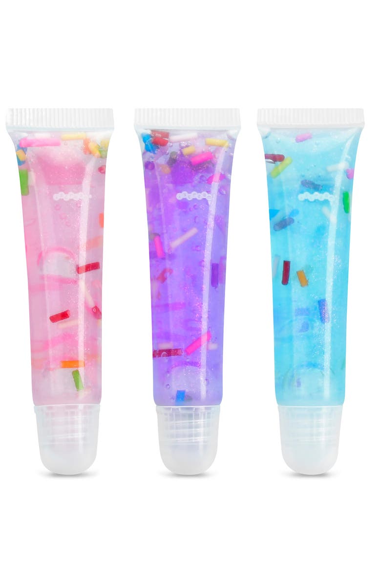 Iscream Kids' Set of 3 Sprinkle Lip Glosses, Alternate, color, Multi