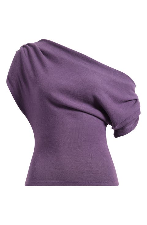 Iris One-Shoulder Knit Top