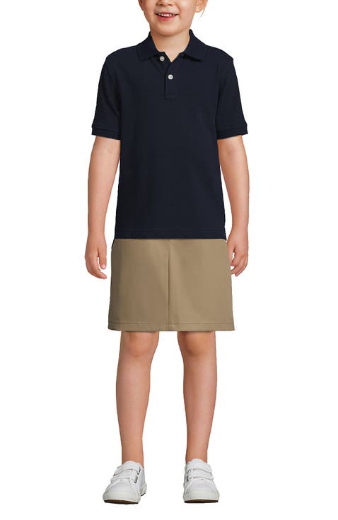 School Uniform Kids Short Sleeve Mesh Polo Shirt