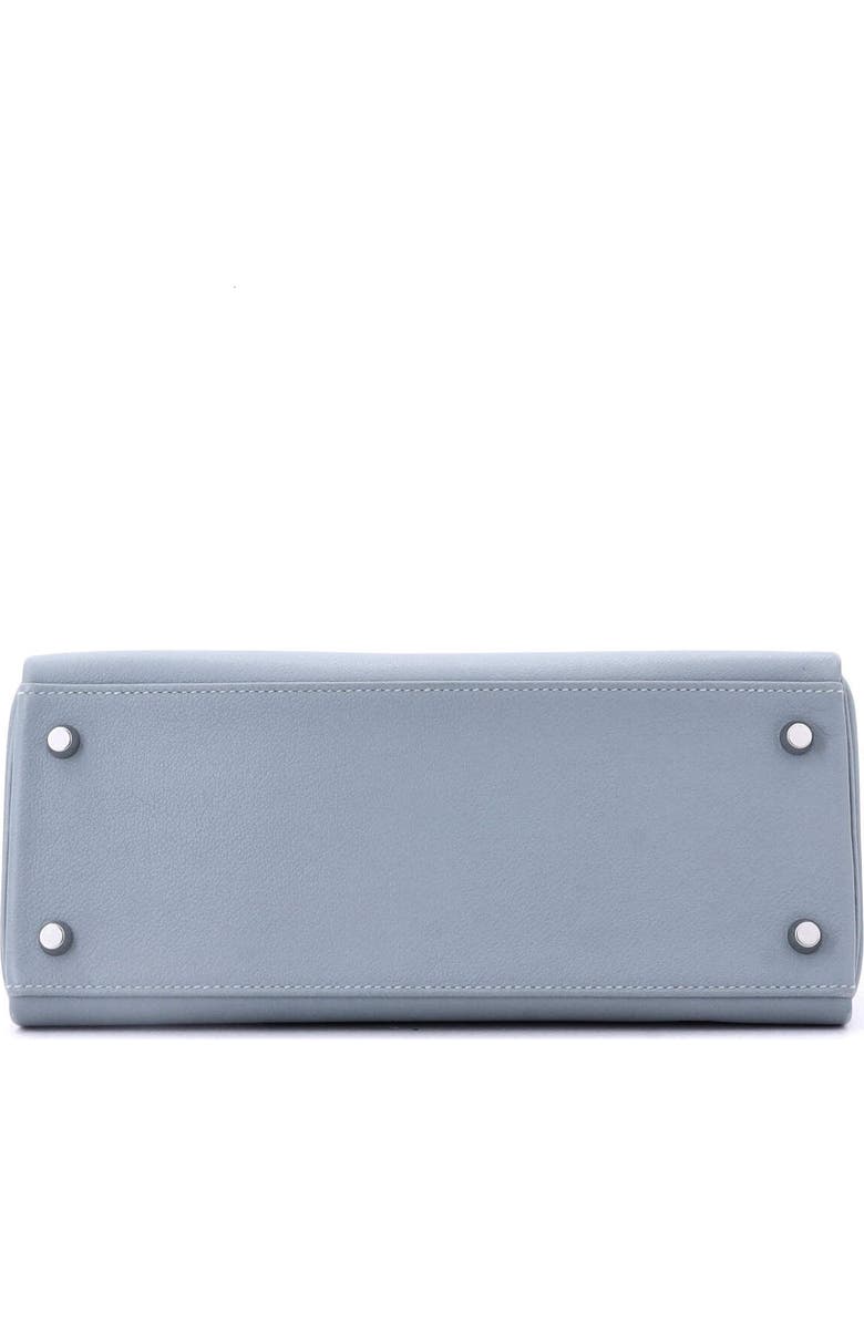 Pre-Owned Hermes Kelly Handbag Blue Evercolor with Pallladium Hardware 28, Alternate, color,